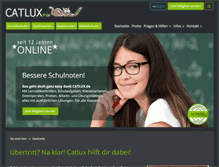 Tablet Screenshot of catlux.de